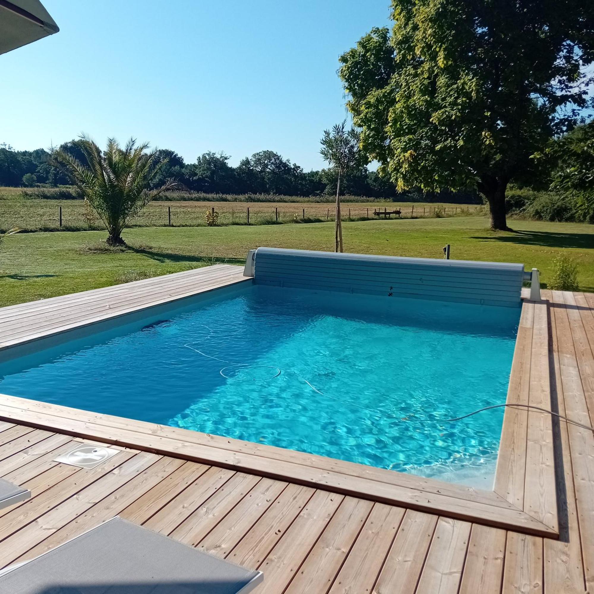 Maison Neuve Avec Piscine Chauffee, 4 Kms De Contis Plage Saint-Julien-en-Born Exterior photo